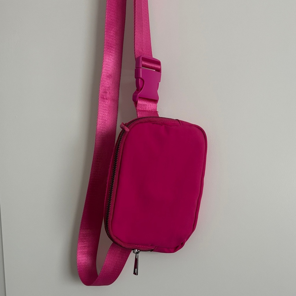 Vibrant Pink Crossbody Bag